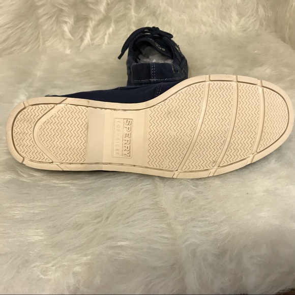 Sperry Top Siders Navy denim New Men’s 11 - Picture 4 of 4
